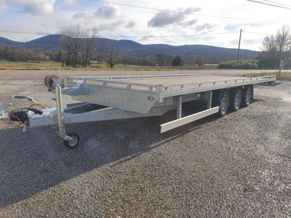 A Feste Plattform + Boro ATLAS Rampen 6m x 2m 3500KG 3 Achsen