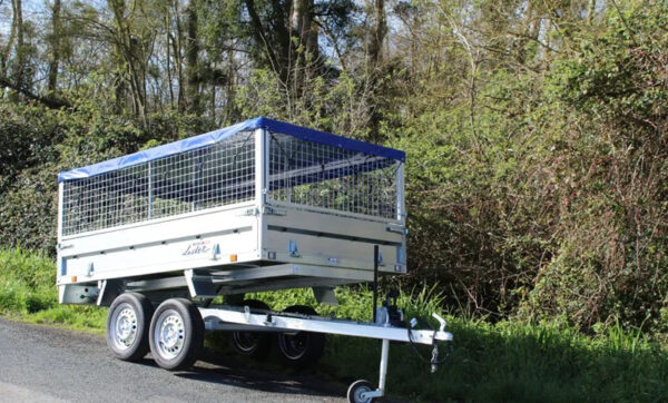 G111 Anhänger Kipper lider 39560 zweiachsig Nutzmaße: 253 x 147 x 30 cm