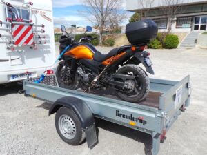 BRENDERUP 2,60 m Kippbühne, mit Bremse, 1000 kg