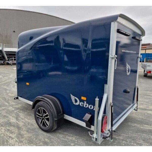 II (1) Debon Cargo 1300 Blauer Anhänger Pullman Suspension Seitentür