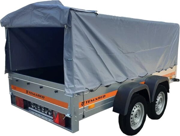 OOOOOOOOO TEMA Doppelachs-Kippplanenanhänger 263X125cm ECO2612/2 KIPP